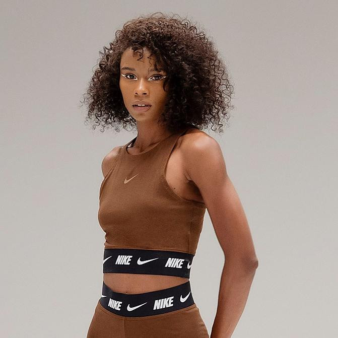 Women's Nike Sportswear Tape Crop Top | Finish Line (US)