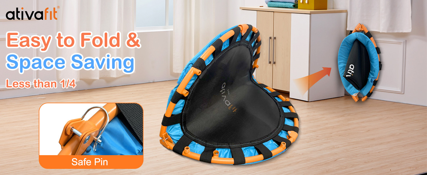 Ativafit 36inch Mini Toddler Trampoline for Kids Ages 1-6 Indoor Outdoor Folding Small Rebounder ... | Amazon (US)