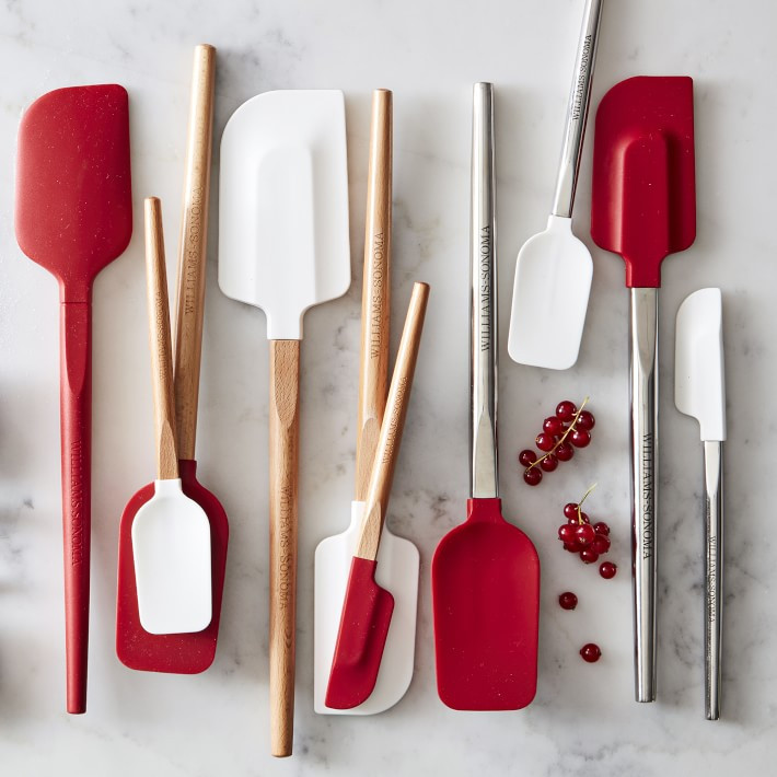 Williams Sonoma Silicone Spoonula with Classic Wood Handle | Williams-Sonoma