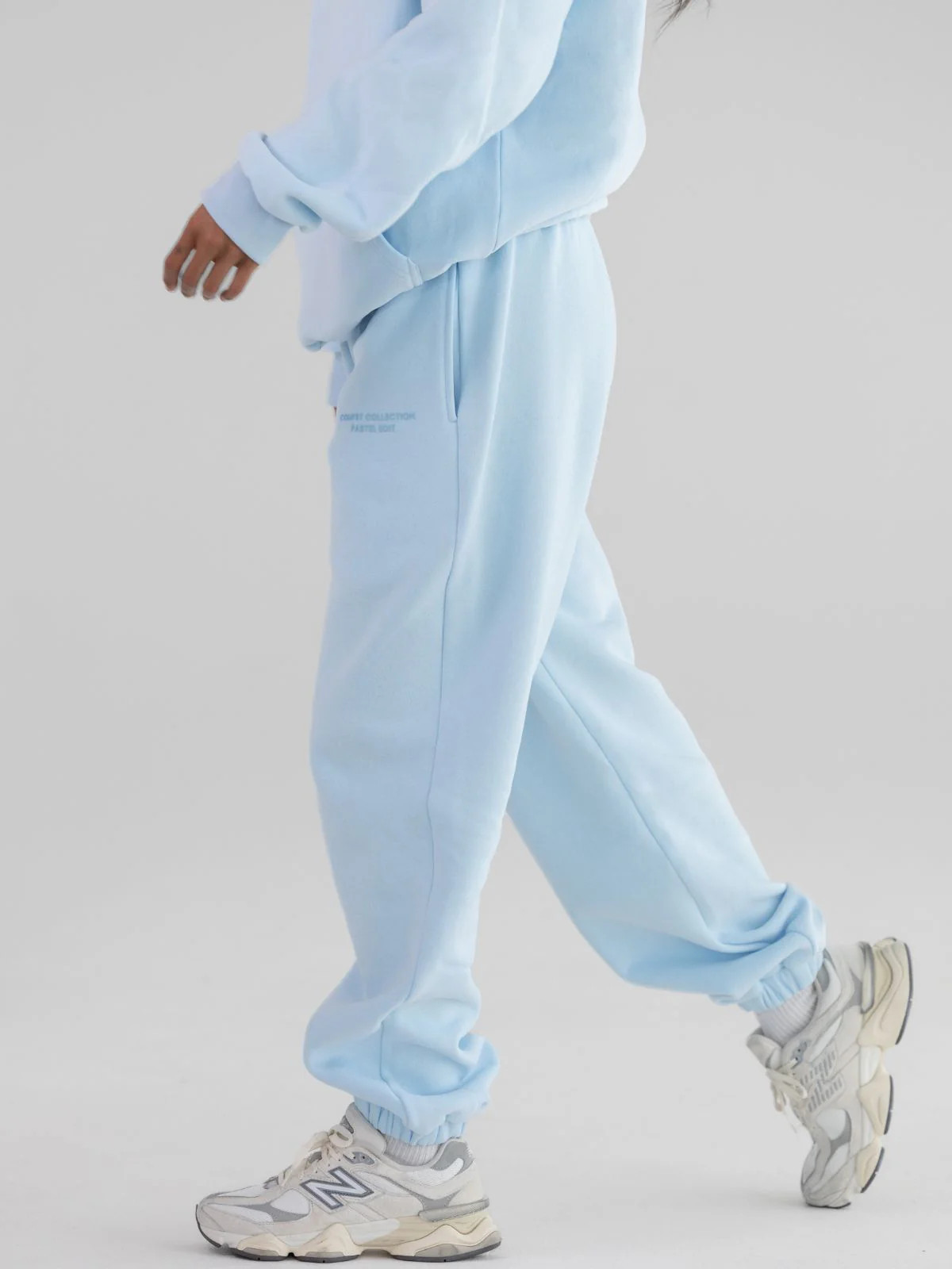 Comfrt Pastel Sweatpants | Baby Blue | Oversized | XS | Comfrt