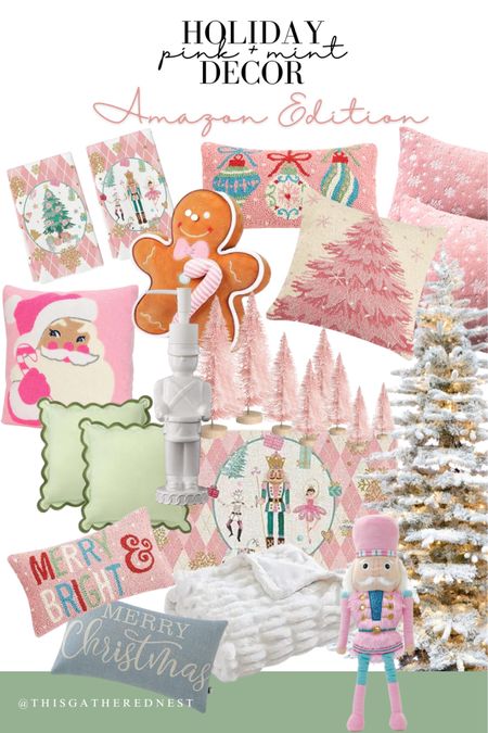 The pink and mint combo for Christmas is just darling 🍬
Especially for a little girls room 🩷

#LTKkids #LTKhome #LTKHoliday