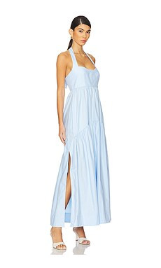 Shona Joy Maiori Halter Neck Maxi Dress in Cornflower Blue from Revolve.com | Revolve Clothing (Global)