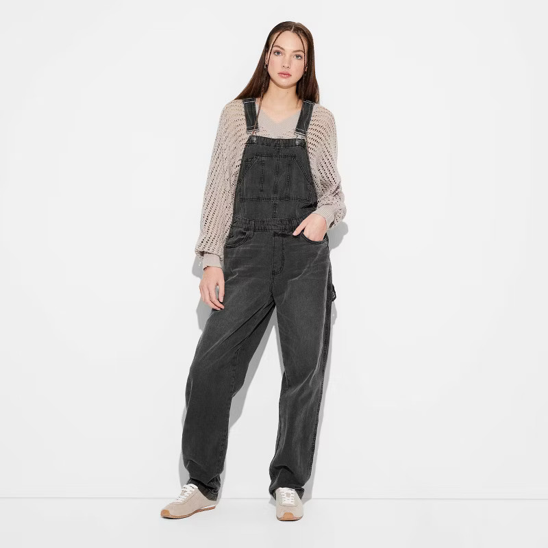 Women's Relaxed Baggy Overalls - Wild Fable™ | Target