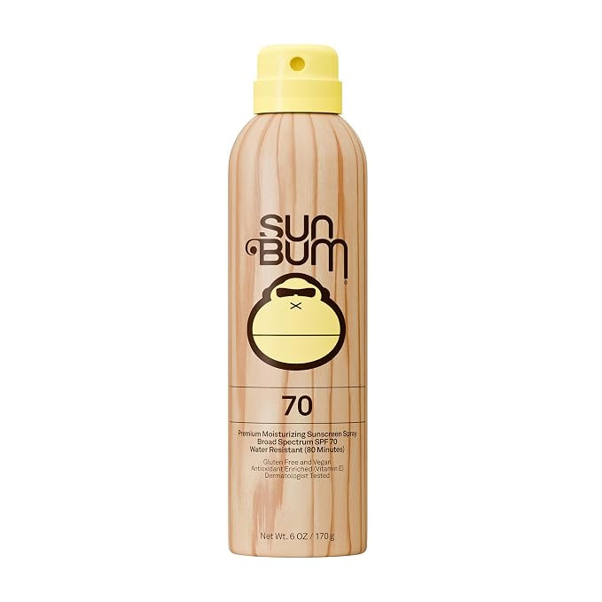 Sun Bum Original SPF 70 Sunscreen Body Spray - Broad Spectrum Moisturizing Sunscreen with Vitamin... | Amazon (US)