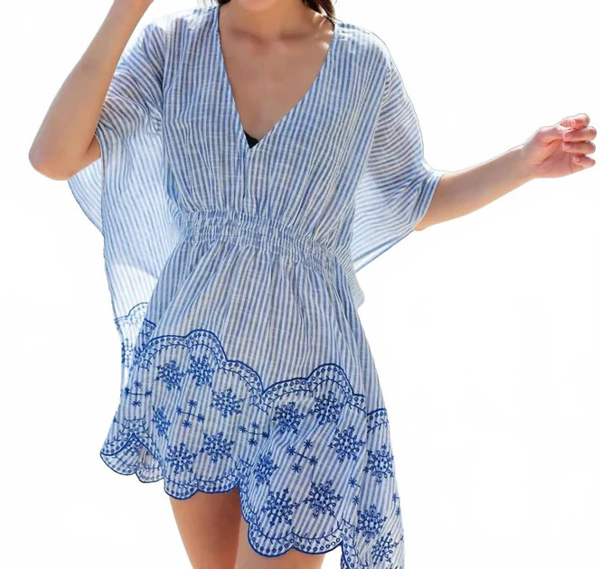 Laura Coverup In Blue | Shop Simon