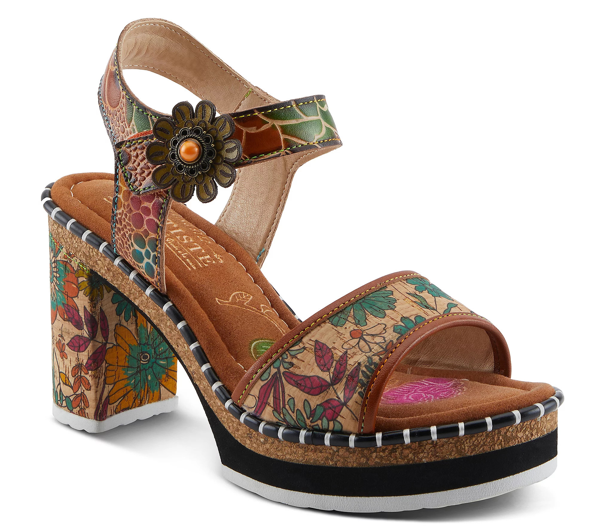 L'Artiste by Spring Step Heeled Sandals - Chari sma | QVC