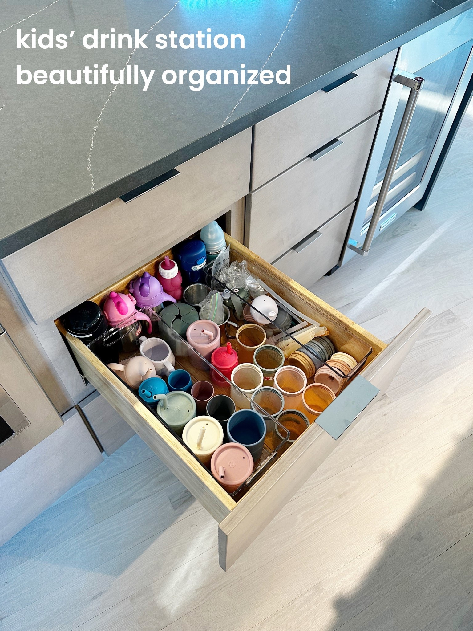Forget messy kitchen drawers and create the perfectly organized drink station for your kids.  Bonus point if it’s accessible to encourage independence.




#LTKmomlife #LTKKids #LTKHome