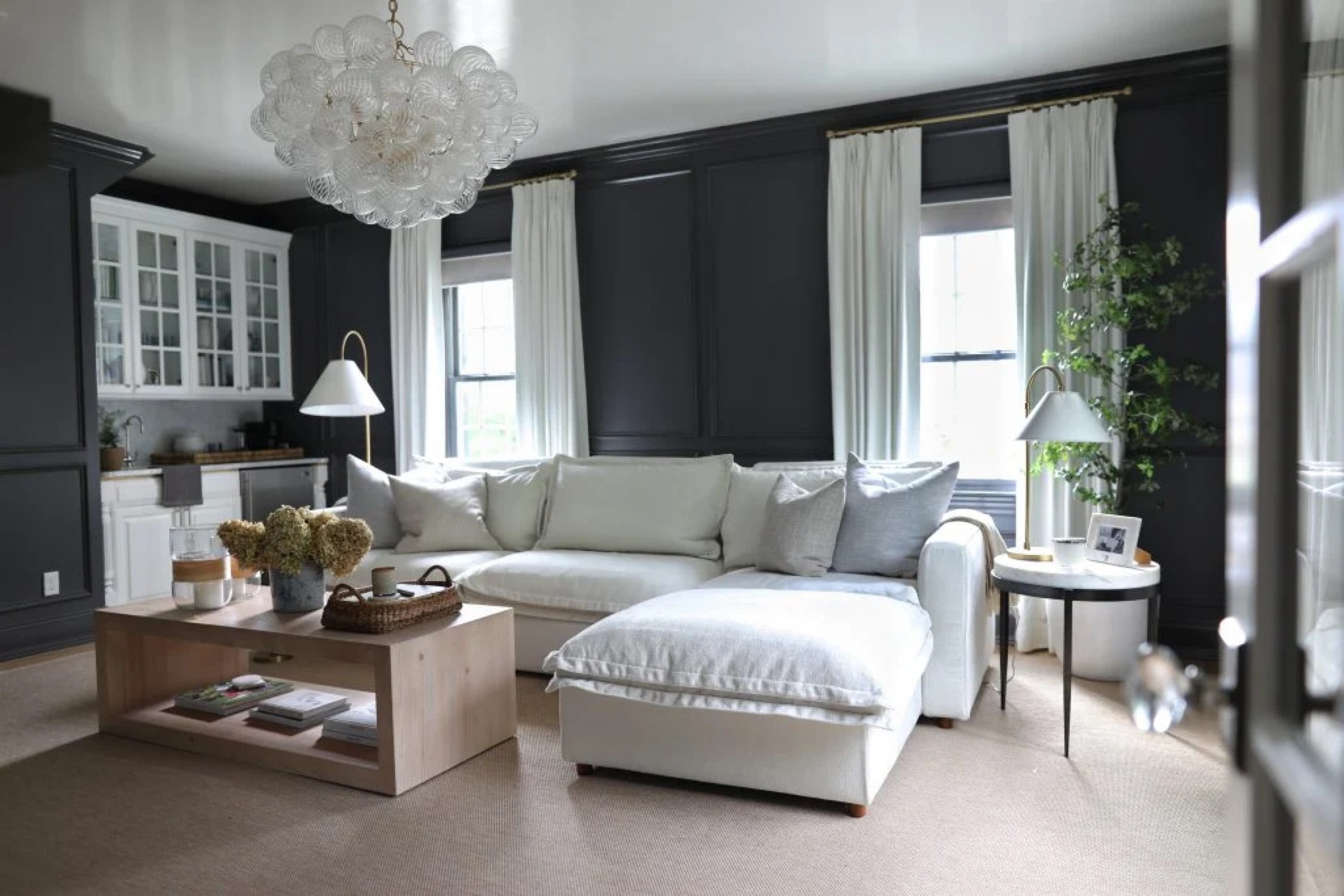 Lounge. Paint is peppercorn by SW 

#LTKHome