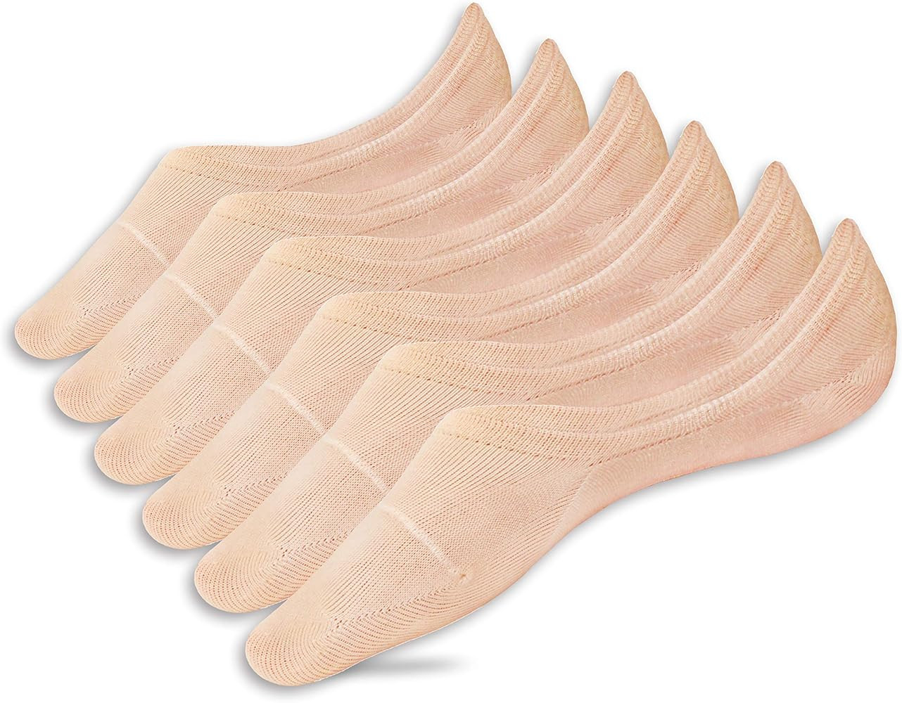 Women's 3/6/8 Pairs Thin No Show Socks Non Slip Flat Boat Line | Amazon (US)
