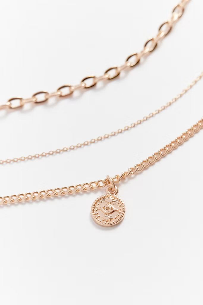 Coin Layering Necklace Set | Urban Outfitters (US and RoW)