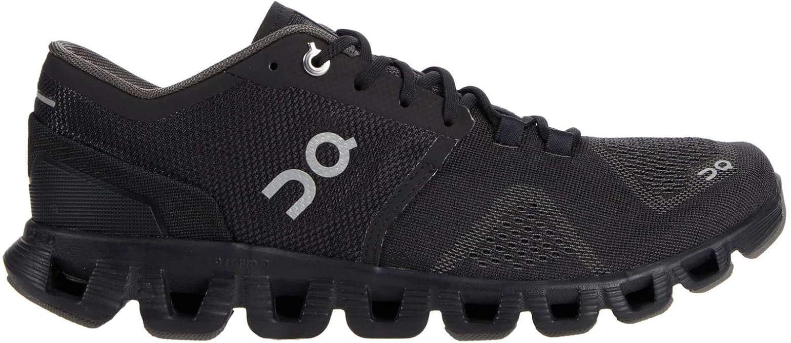 on Running Women's Sneaker Cloud X, Black/Asphalt | Amazon (US)