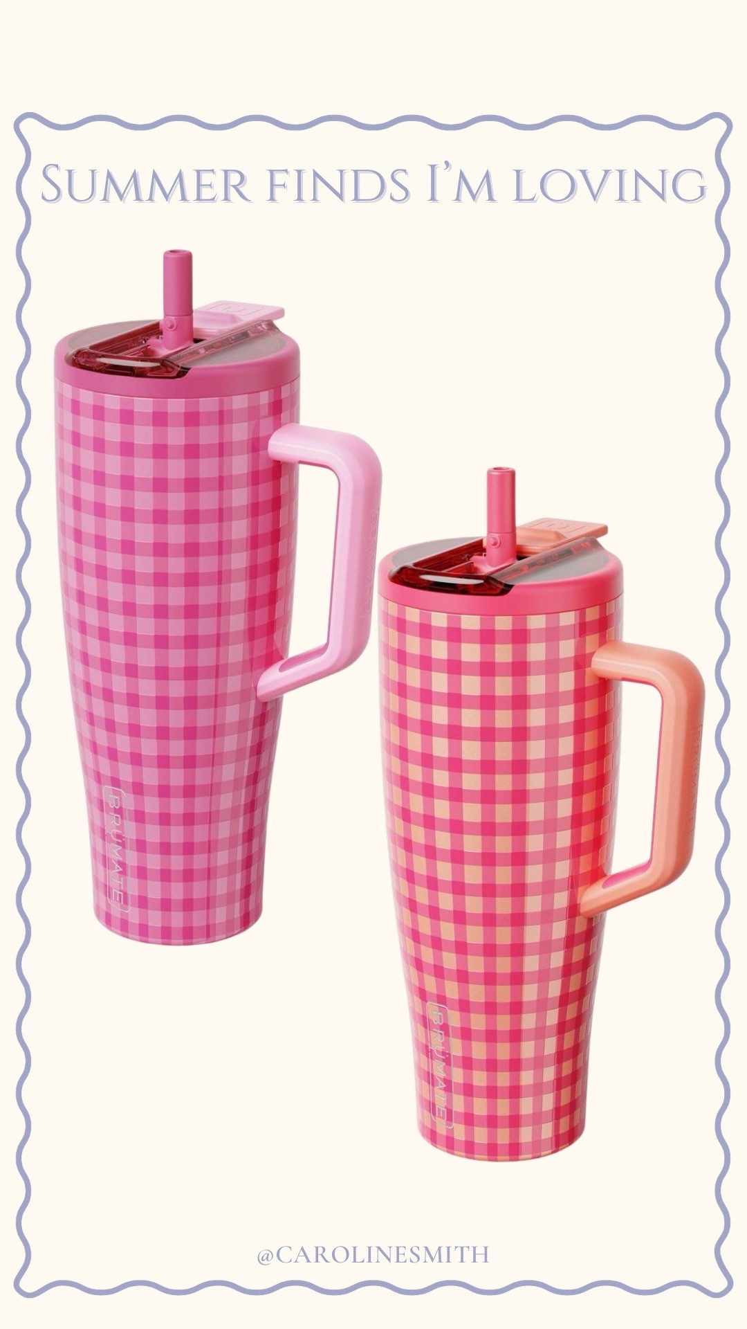 New summer brumates at Target!



Gingham, hydrate, pink, gifts for her, summer essentials 

#LTKMothersDay #LTKmomlife #LTKselfcare