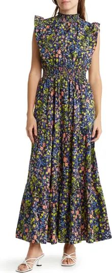 MELLODAY Mock Neck Tiered Maxi Dress | Nordstromrack | Nordstrom Rack