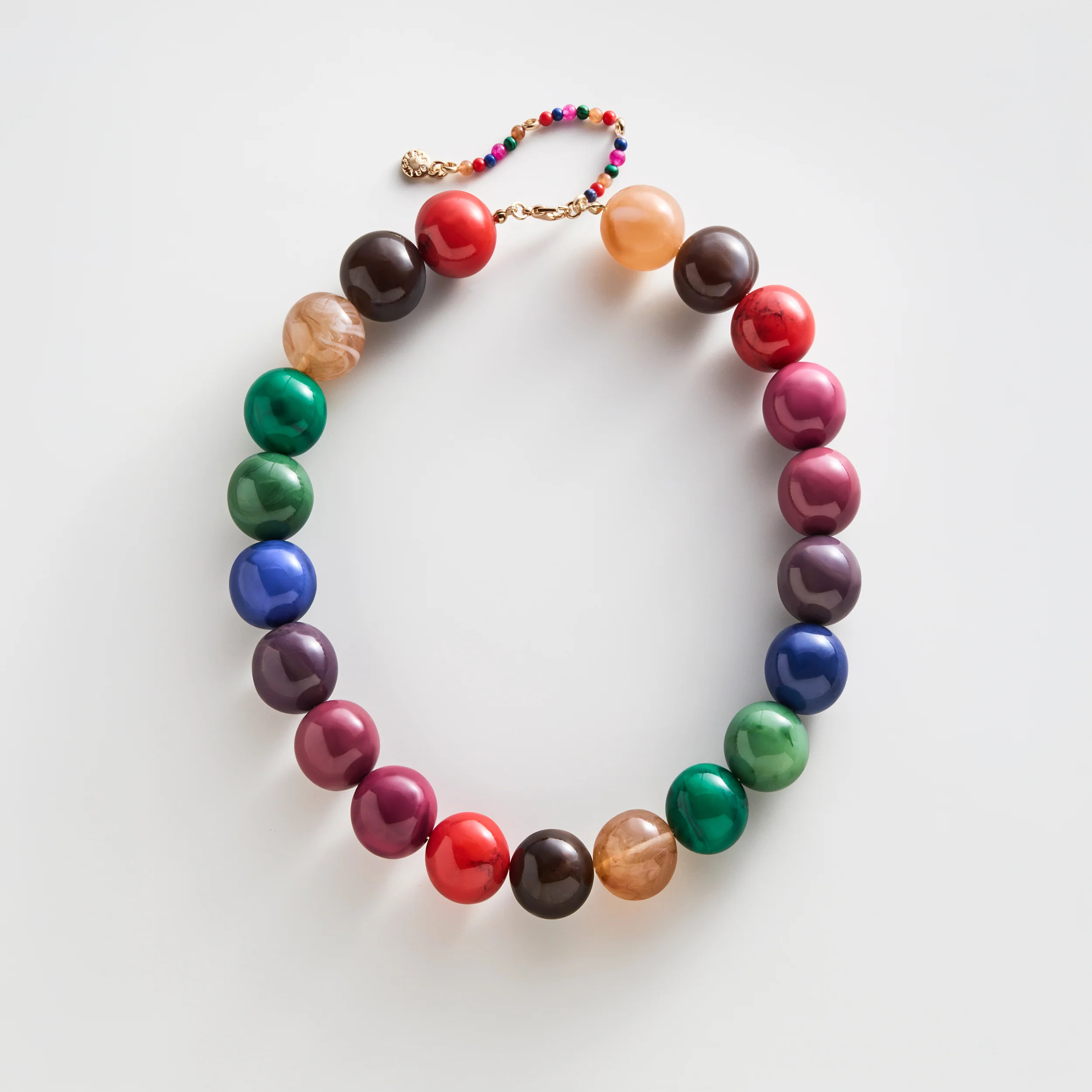 Jane Beaded Necklace - Dark Multi | BaubleBar