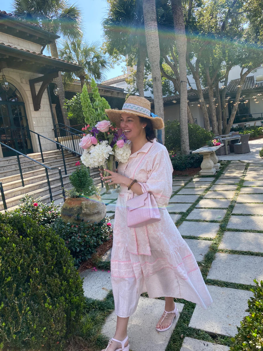 Sue Sartor Flounce™️| Palm Beach Resort Capsule ~ Asters + Zinnias Blo | SUE SARTOR