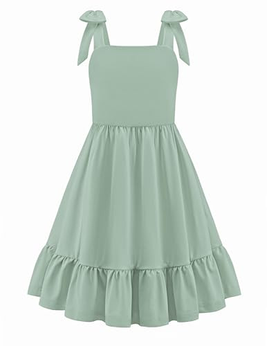 Arshiner Tween Summer Dress Light Green Cami St. Patrick's Day Easter Holiday Casual Dresses | Amazon (US)