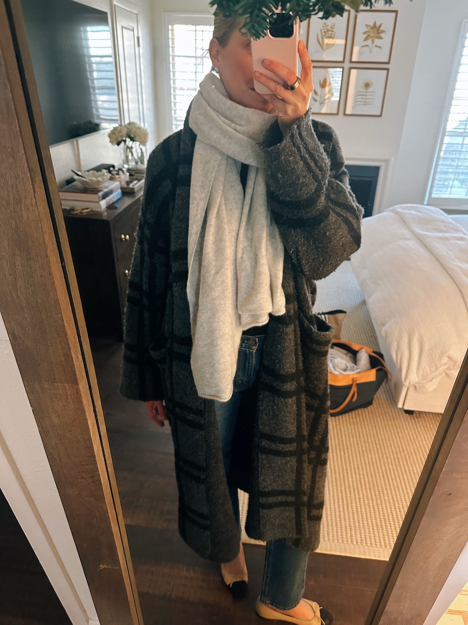 Coat & scarf combo!