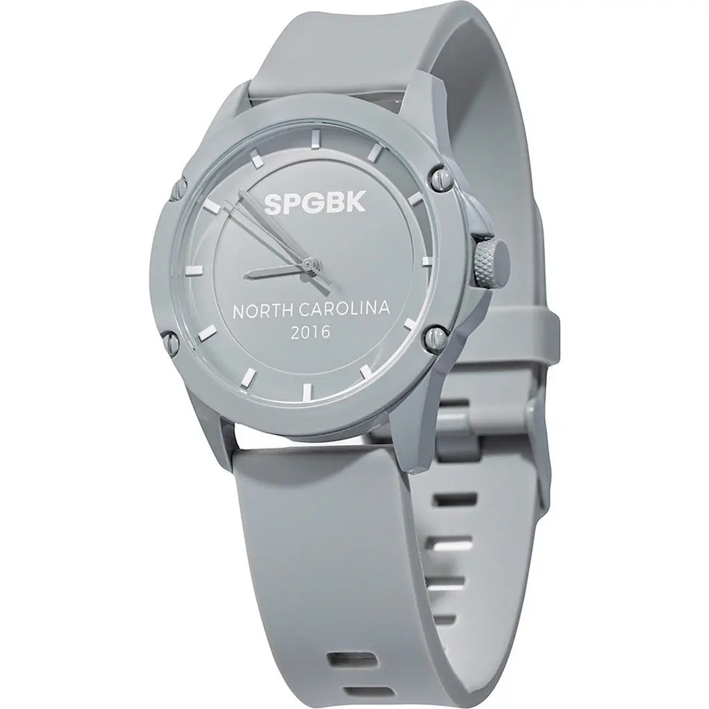 SPGBK Watches Gray's Creek Silicone Strap Watch, 42mm at Nordstrom | Nordstrom