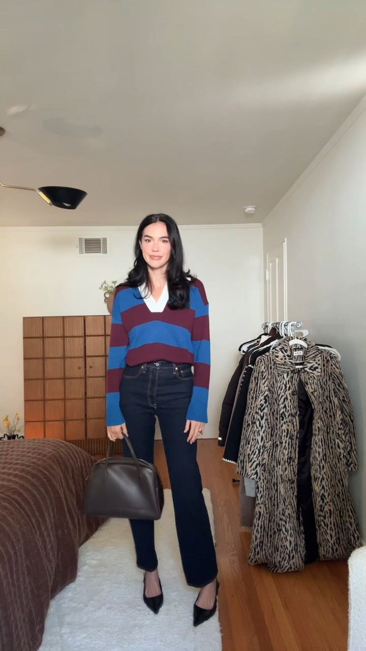 I’m 5’10 wearing a size small in the sweater. Size 27 in the jeans. Get ready with me to go film my next podcast episode! You can listen to The Long Game on Apple, Spotify, and watch on YouTube. 🤍

#LTKStyleTip #LTKItBag #LTKWatchNow