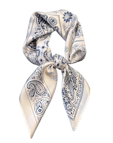 Hworto Paisley Pattern Silk Satin Neck Scarf Head Hair Bandanas Scarves For Women Lightweight Soft Wrap Top Fashion Accessories Gift | Amazon (US)