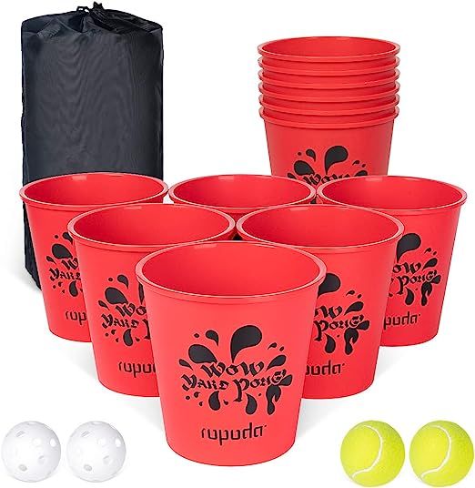ropoda Yard Pong - Giant Yard Games Set Outdoor for The Beach, Camping, Lawn and Backyard | Amazon (US)