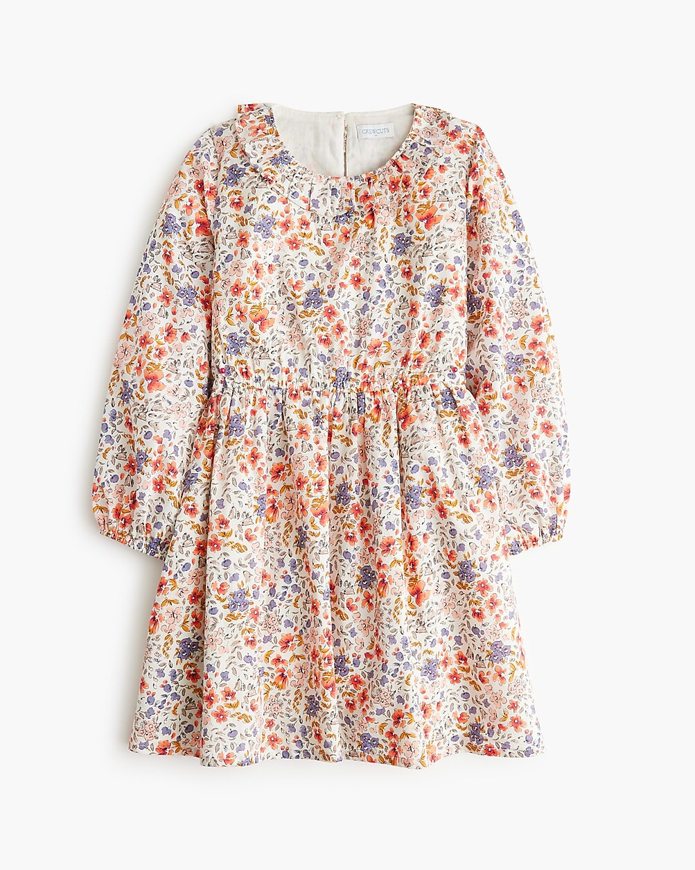 Girls' floral ruffleneck dress | J.Crew Factory