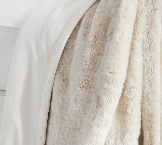 Faux Fur Alpaca Throws | Pottery Barn (US)