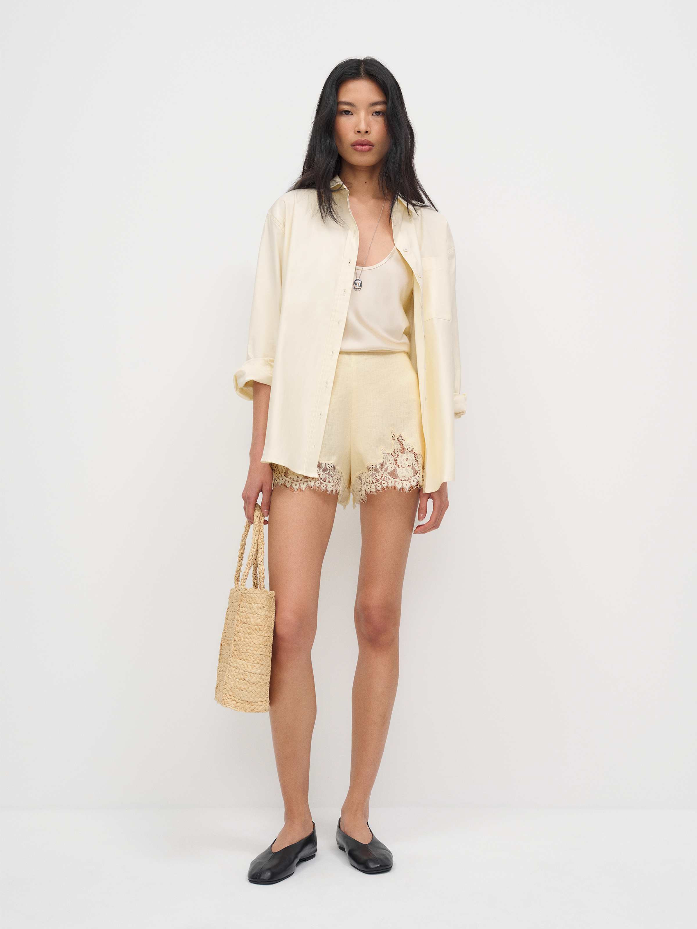 Fern Linen Short | Reformation (Global)