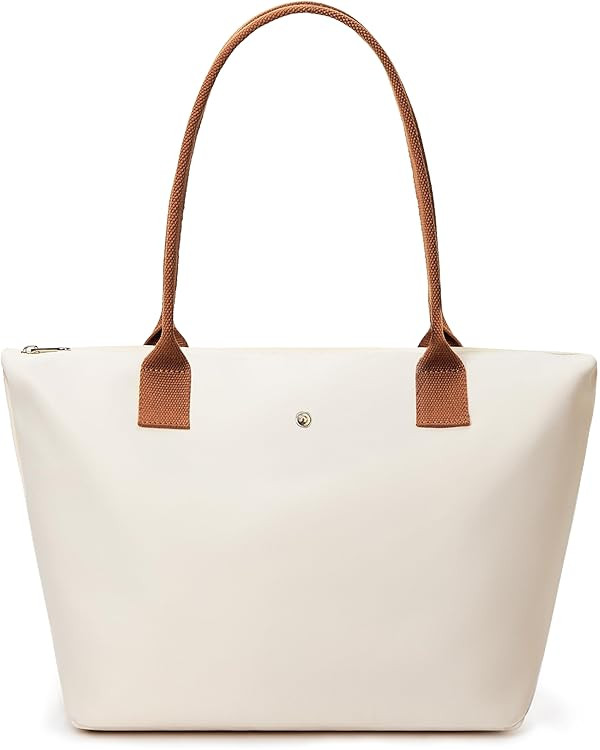 KALIDI Tote Bag for Women Nylon Top-Handle Purse,Shoulder Hobo handBag with Zipper Leisure Foldab... | Amazon (US)