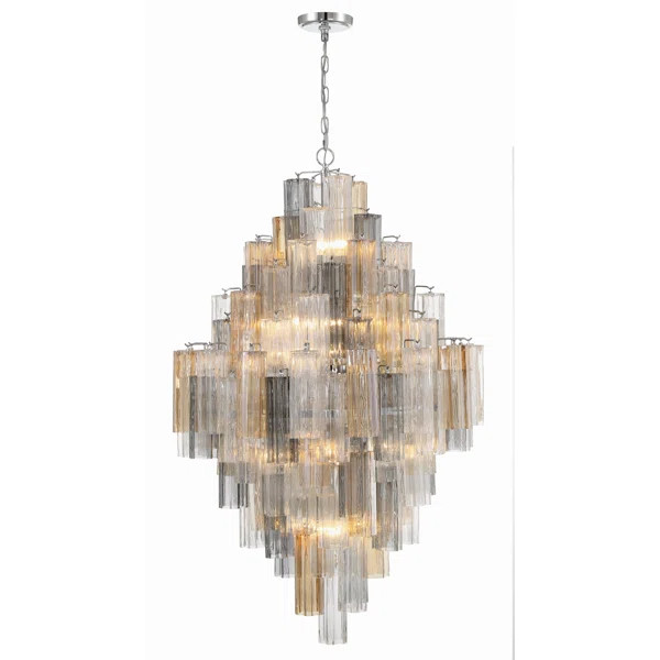 Quinzio 20 - Light Dimmable Tiered Chandelier | Wayfair North America
