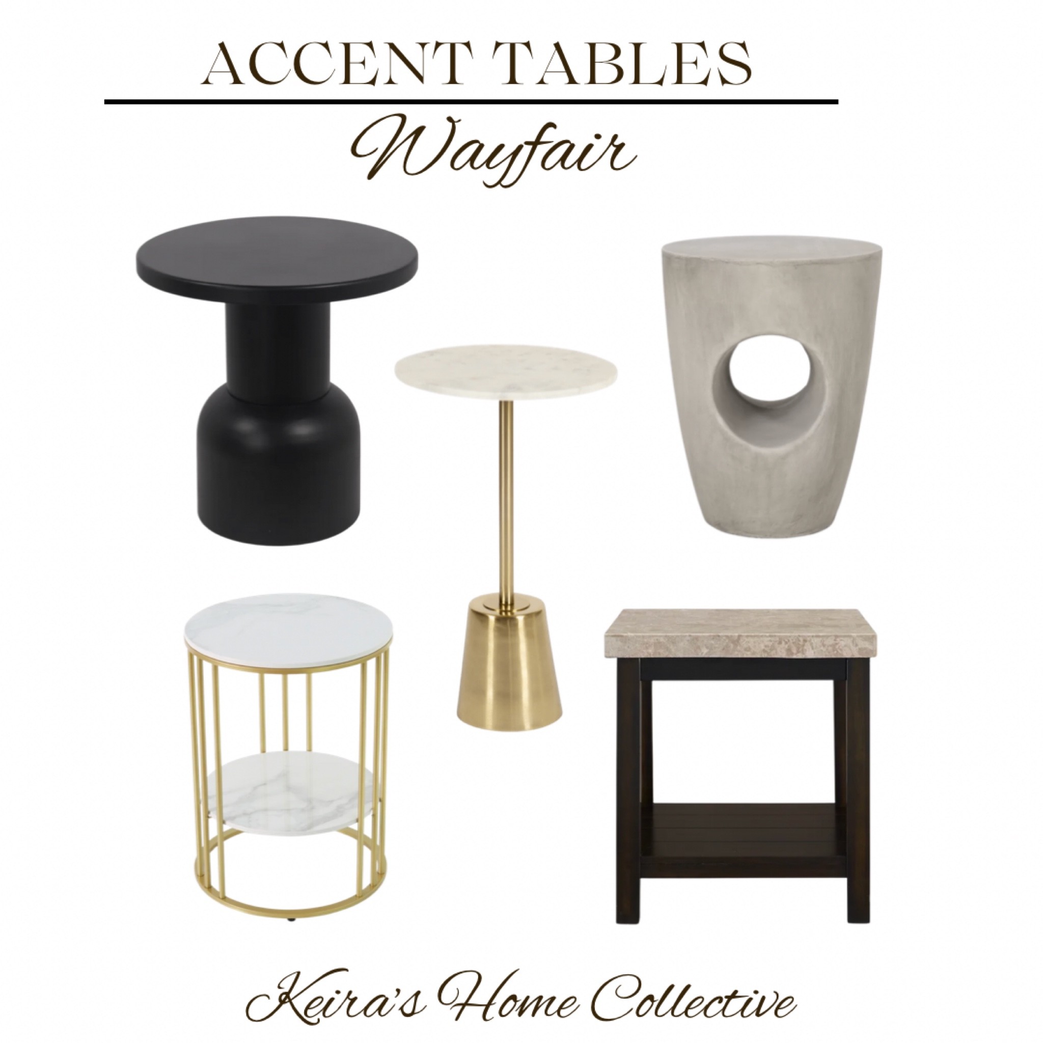 Wayfair home decor!

Accent tables, side tables, modern tables, concrete table, black side table, gold side table, pedestal table, living room furniture, bedroom furniture, accent furniture, modern furniture, minimalist furniture

#LTKsalealert #LTKhome #LTKstyletip