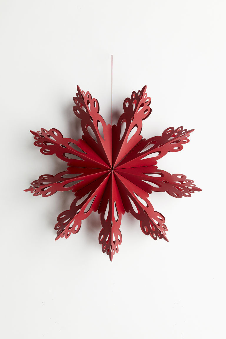 H & M - Weihnachtsschmuck aus Papier - Rot - Zuhause | H&M (DE, AT, CH, NL, FI)