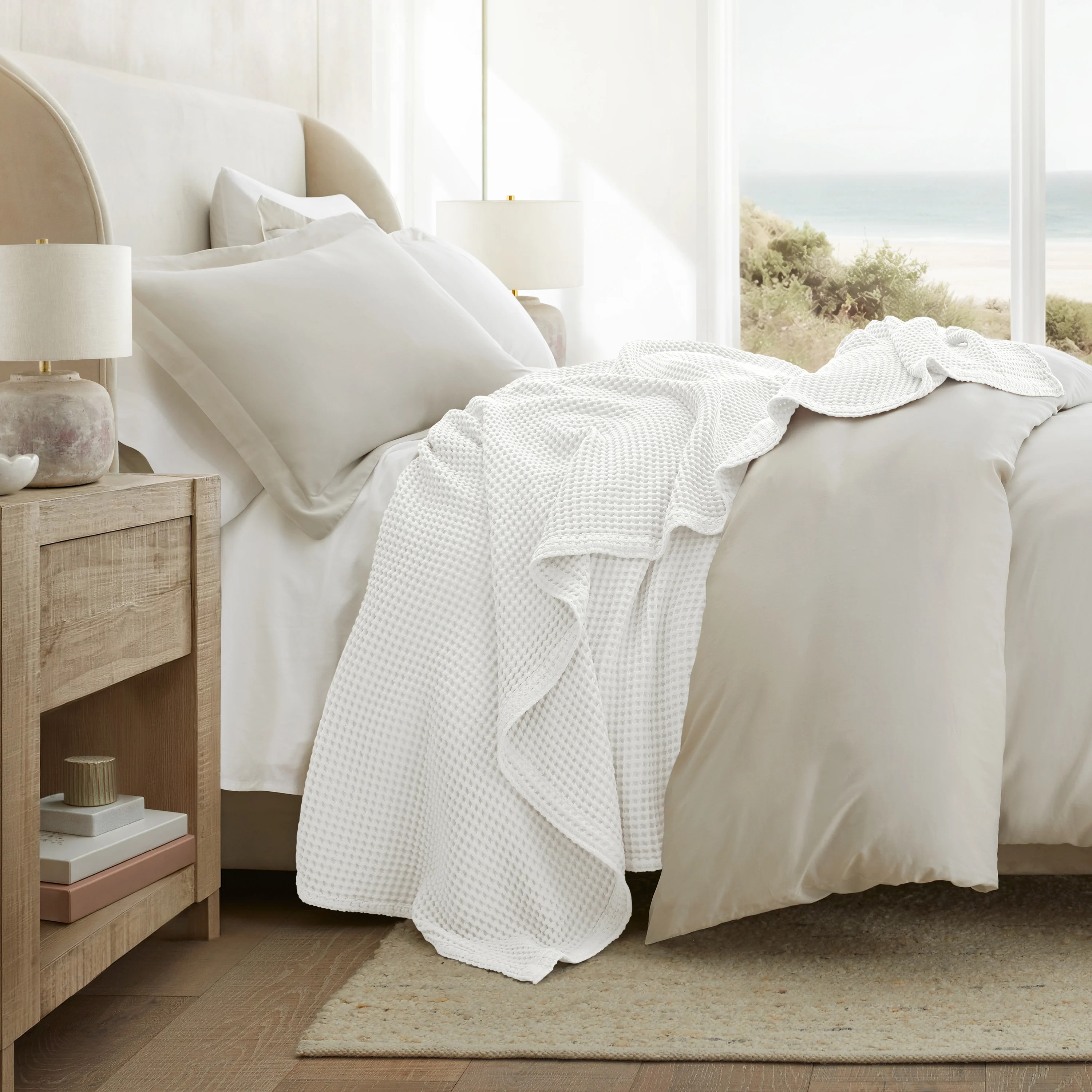 100% Cotton Waffle Weave Blanket | Linens & Hutch | Linens and Hutch