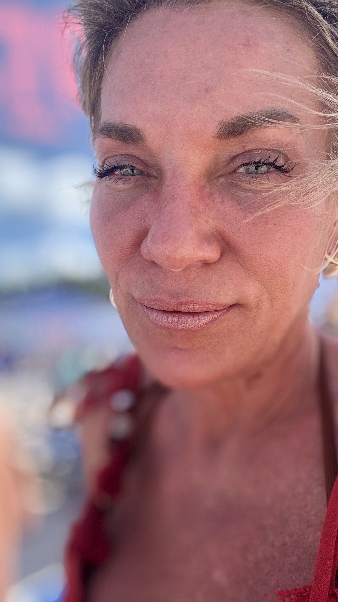 I miss the beach in a way that hits deep. The air that smelled like salt and sunscreen. The sound that made your thoughts finally shut up for a minute.

Now it’s just cold wind and gray skies in Pennsylvania, and I keep catching myself scrolling through old photos like they might warm me up, like maybe I can trick my body into remembering the sun.

Oh well, I guess I’ll have to settle for the memories…for now.  Where’s your escape (even if only in your mind) when winter starts closing in?

#LTKOver40 #LTKSeasonal #LTKTravel