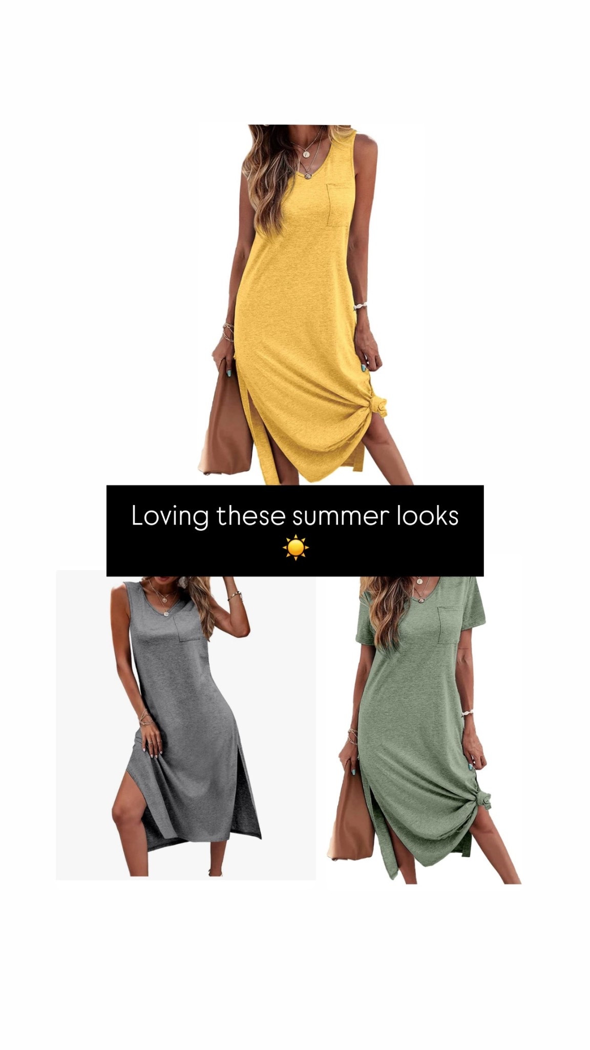 ☀️I have a dress similar to these and it’s been a go-to this summer. I love this sleeveless option too!

#LTKSeasonal #LTKStyleTip #LTKU