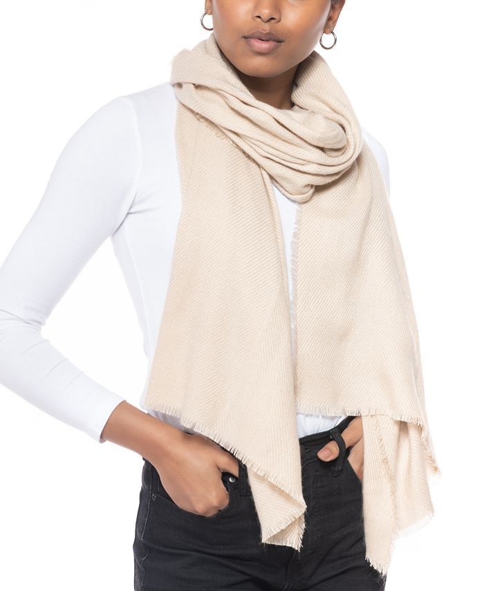 INC International Concepts Two-Tone Textured Shine Wrap, Created for Macy's & Reviews - Scarves &... | Macys (US)
