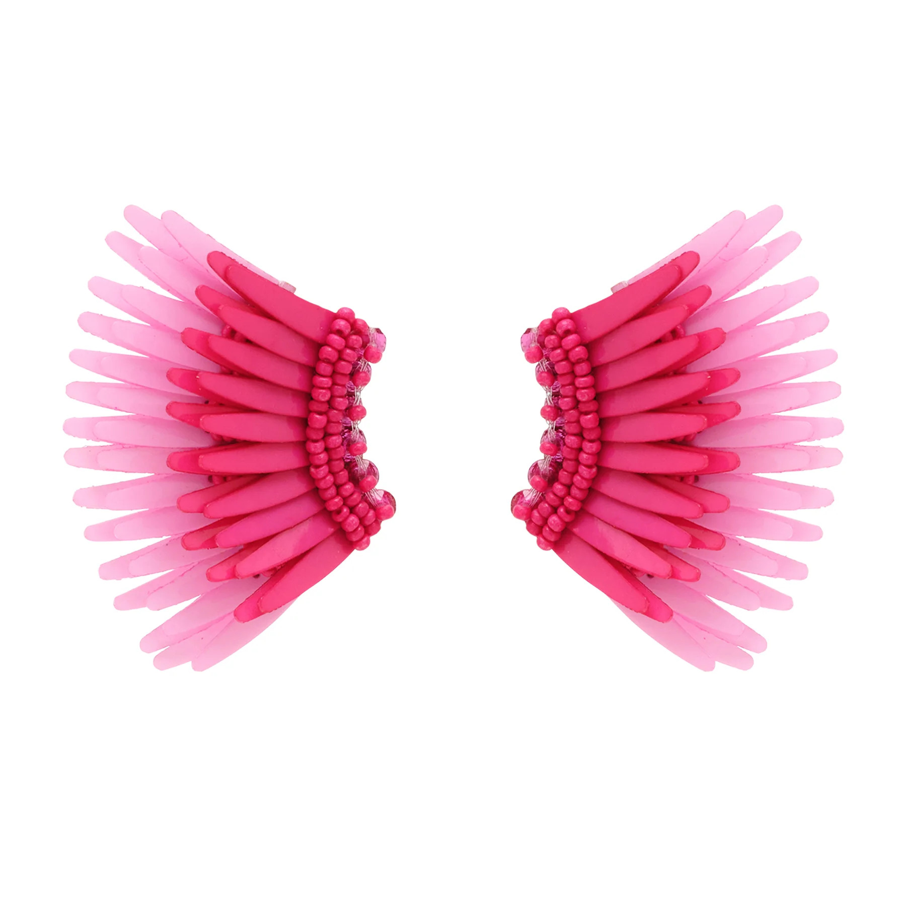 Mini Madeline Earrings Garnet Pink | Mignonne Gavigan