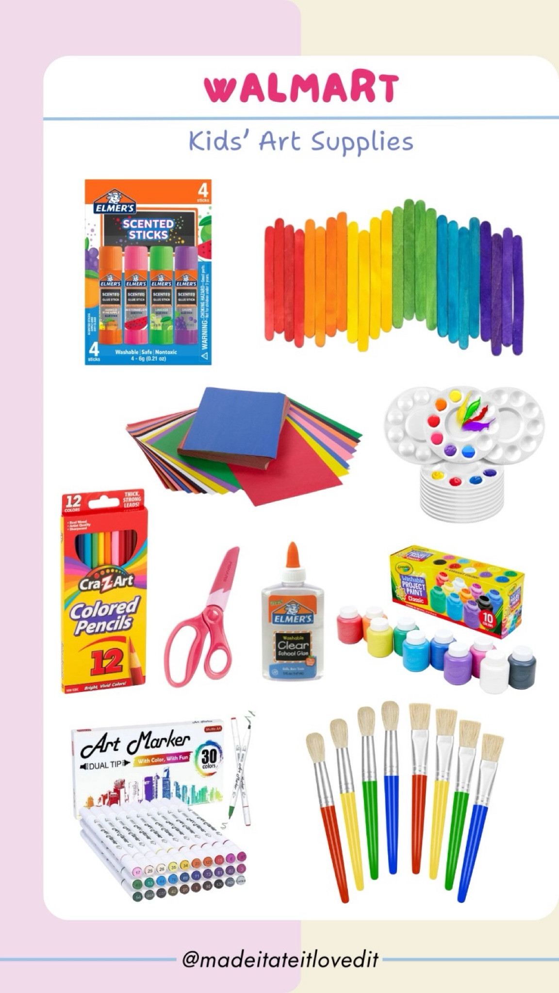 Unleash your child's creativity with top-notch art supplies from Walmart. Stock up on everything they need for endless hours of fun and imagination!  

#WalmartFinds #KidsArt #CreativeKids #ArtSupplies #BackToSchool #CraftingFun #KidsCreativity #WalmartDeals

#LTKKids #LTKBacktoSchool