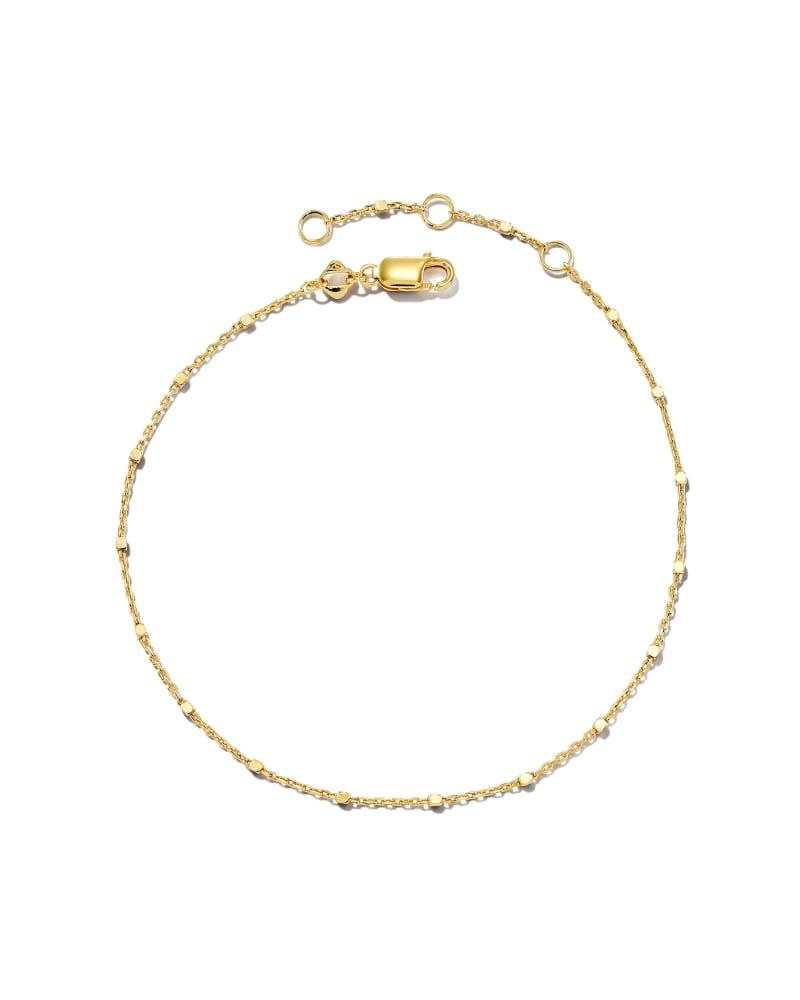 Single Satellite Chain Bracelet in Sterling Silver & 18k Yellow Gold Vermeil | Kendra Scott | Kendra Scott
