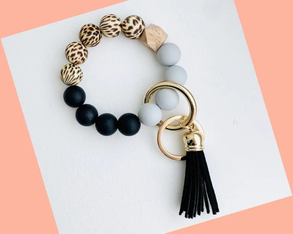 Bangle Key Ring  Bracelet Key Chain  Wristlet Keychain  | Etsy | Etsy (US)