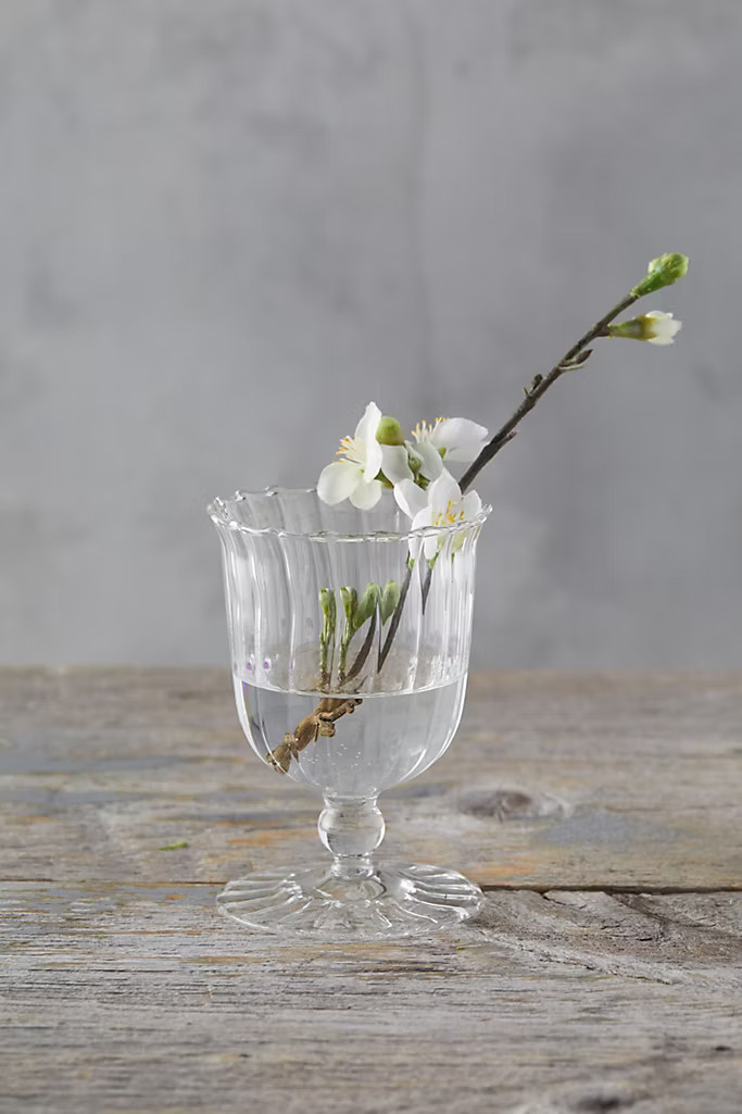 Scalloped Glass Vase | Anthropologie (US)