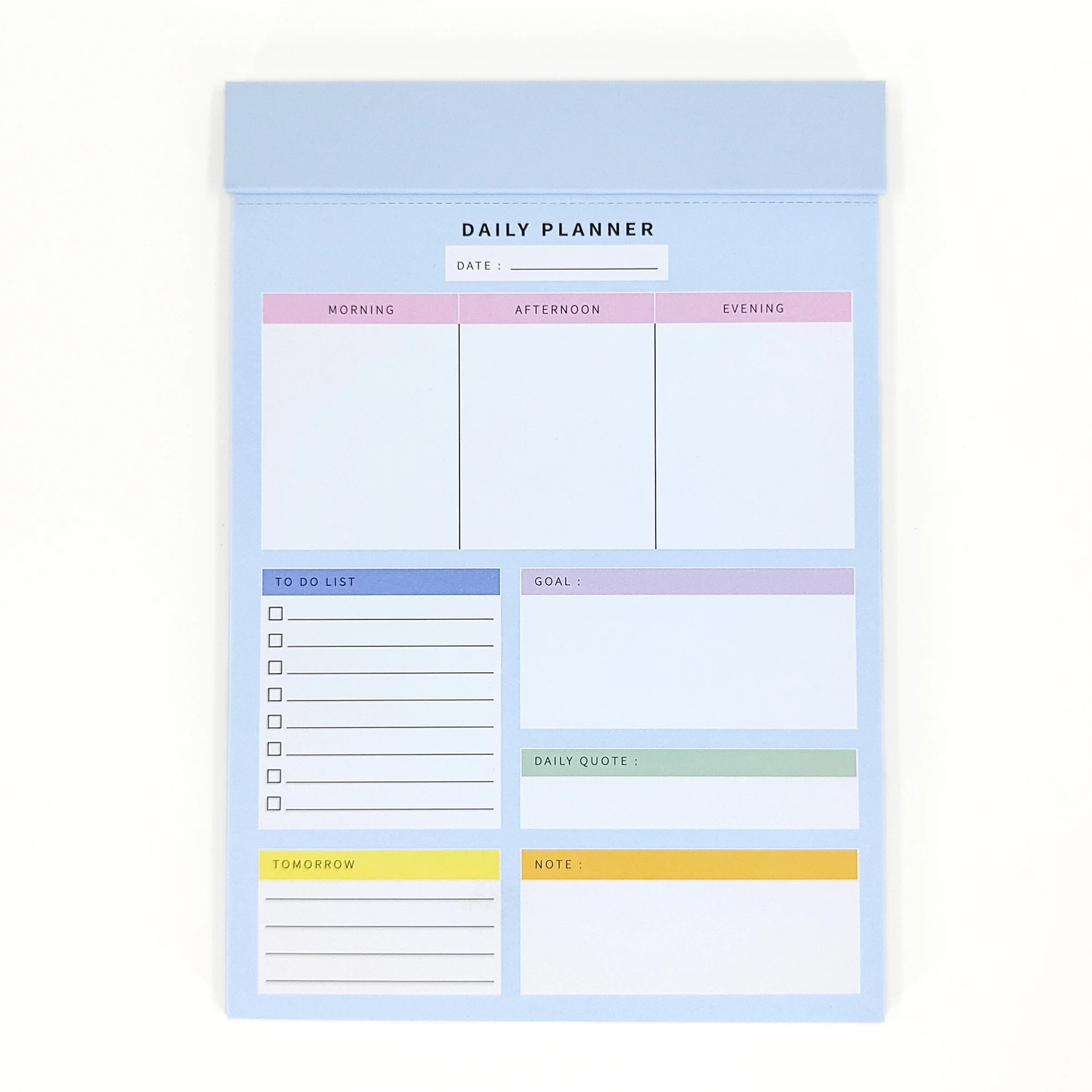 Pen+Gear Undated Daily Planner Pad, 60 Sheets, Multi-Color, 5.8" x 8.3" | Walmart (US)