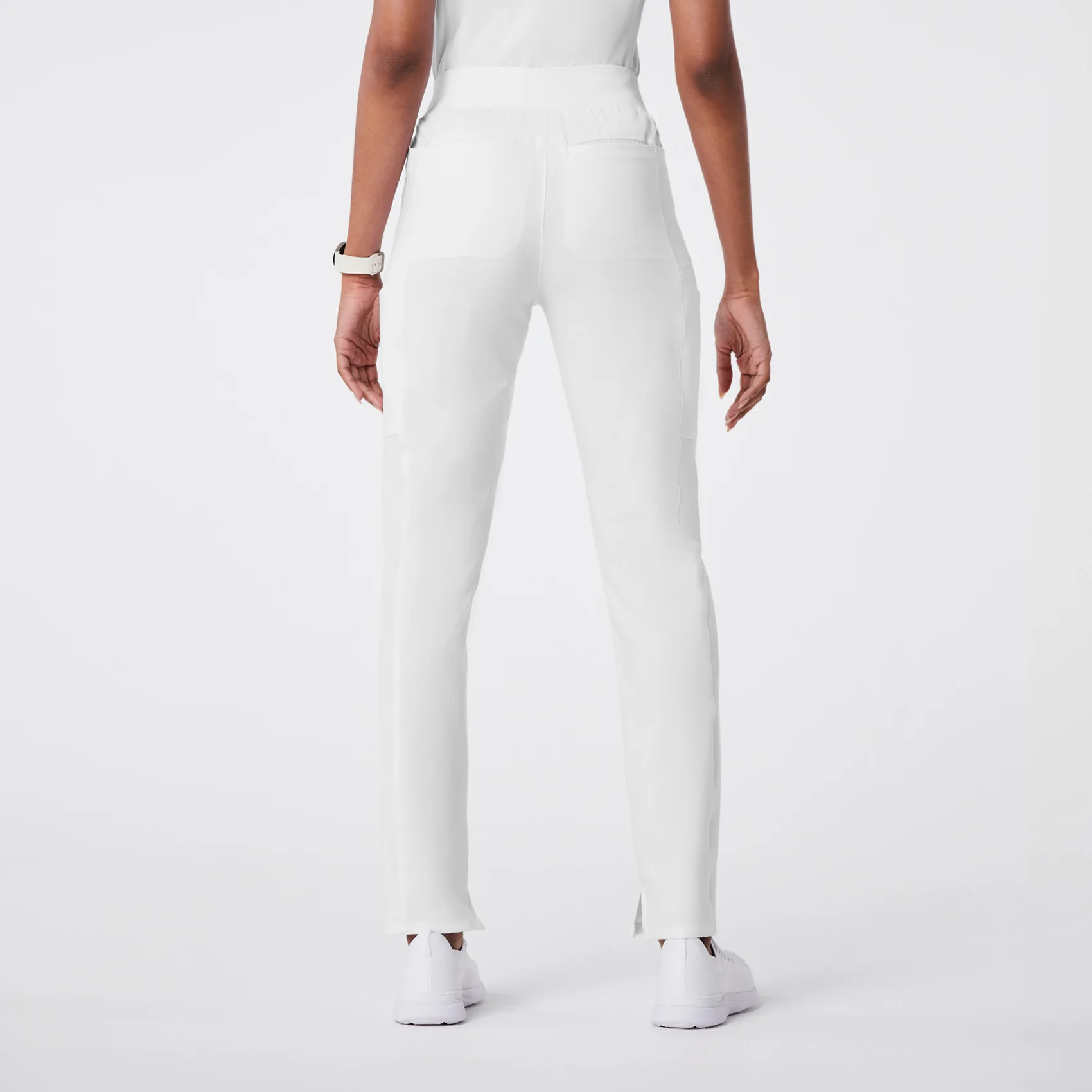 Women's FIGS x Team USA High Waisted Scrub Pants - Optic White | FIGS