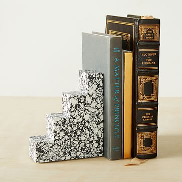 Blended Stone Bookend Object | West Elm (US)