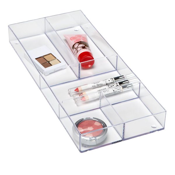 Makeup Stax 5-Section Cosmetic Organizer | The Container Store