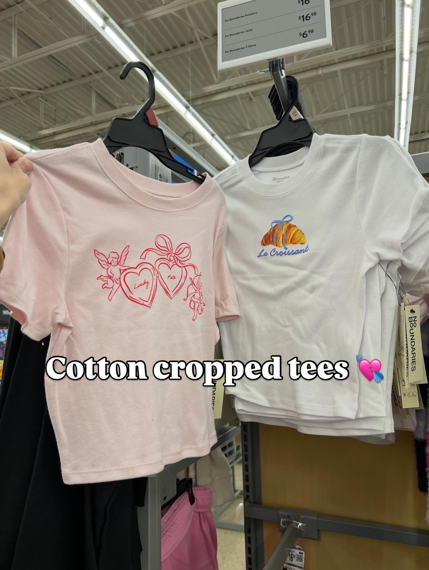 Cotton crop tees at Walmart, juniors sizing. #walmartfashion 

#LTKFindsUnder50 #LTKFindsUnder100