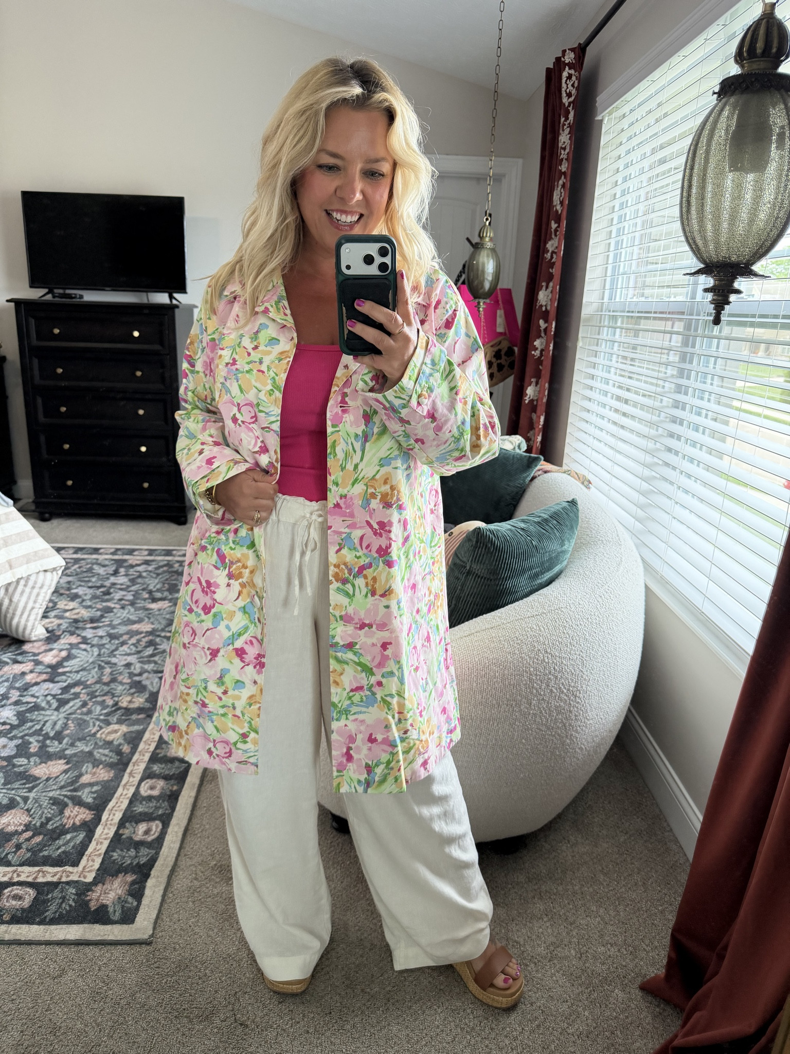 okkkkkkk Walmart coming in with the Lilly Pulitzer look for less jacket!! It's a very generous fit, FYI so I would size down 1. 

 

#LTKOver40 #LTKMidsize #LTKPetite