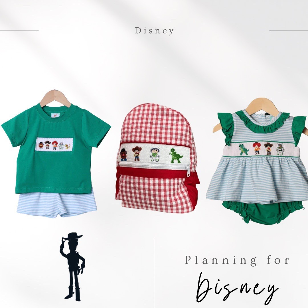 The cutest Toy Story outfits for your little Buzz, Woody, and Jessie fans! Perfect for any adventure—comfortable, adorable, and absolutely magical. The Smocked Flamingo never disappoints! ✨🚀🤠

#LTKBaby #LTKKids #LTKFamily