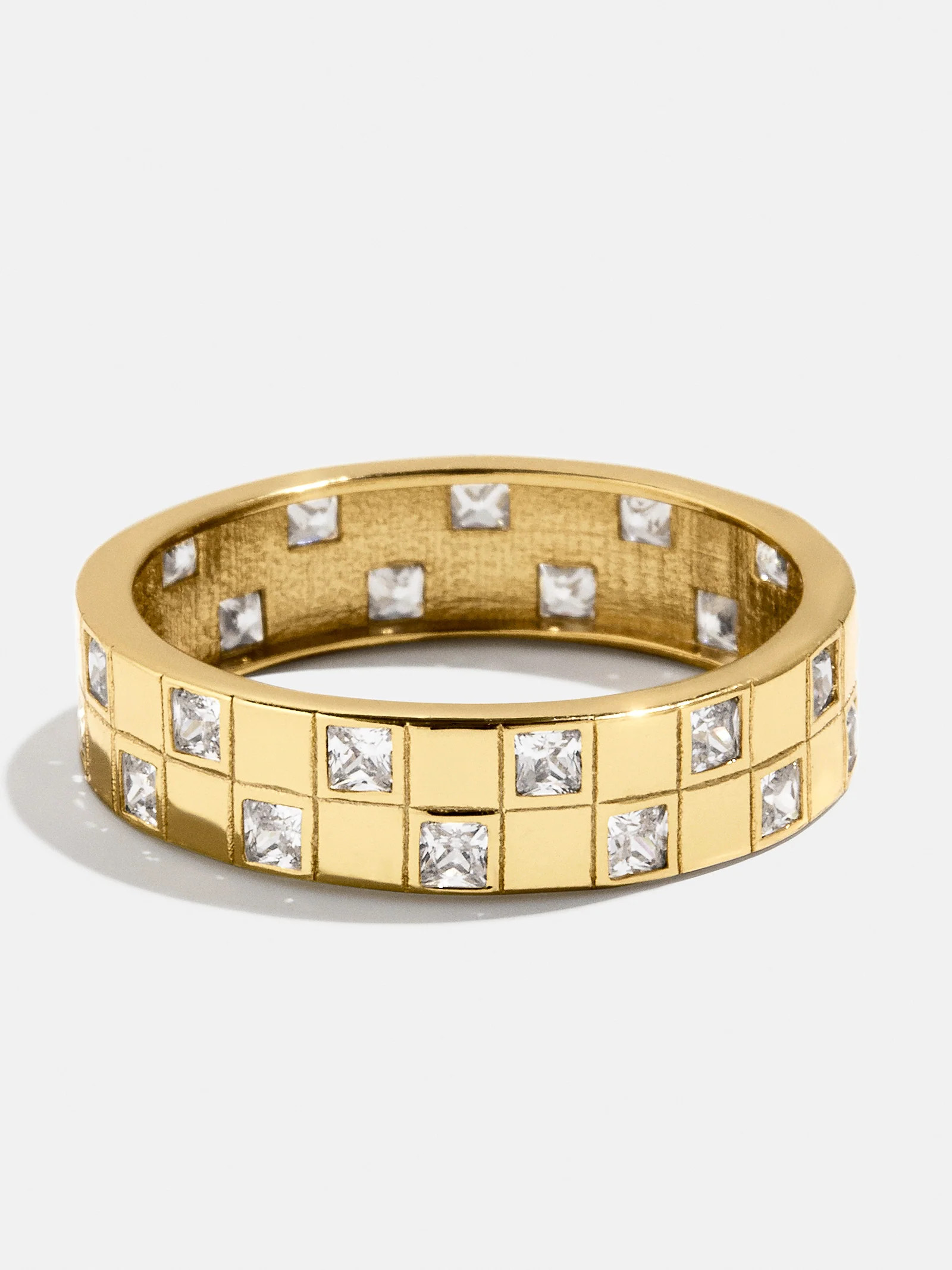 18K Gold Lucia Ring - Gold/Pavé | BaubleBar (US)