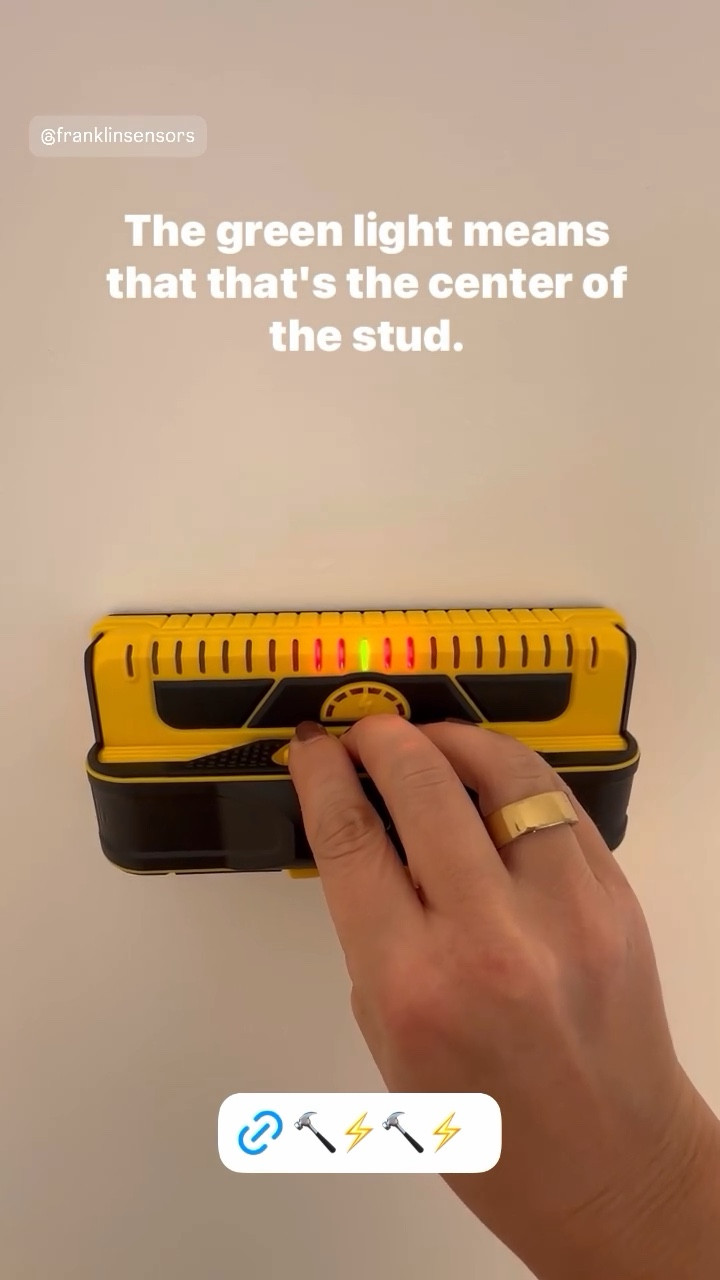 This stud finder also alerts you if there’s a live wire behind the wall! Such a great tool to have in your toolbox for any DIY homeowner. 

#LTKHome #LTKFindsUnder100
